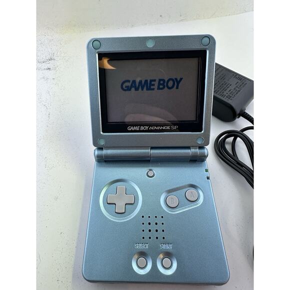 Nintendo Game Boy Advance GBA SP Pearl Green System AGS 001 - Picture 6 of 6